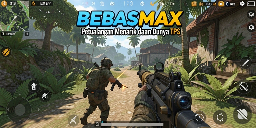 Tampilan menarik dari gameplay BEBASMAX yang memacu adrenalin.