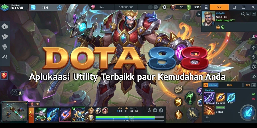 Screenshot utama DOTA88 menunjukkan antarmuka yang sederhana dan fungsional.