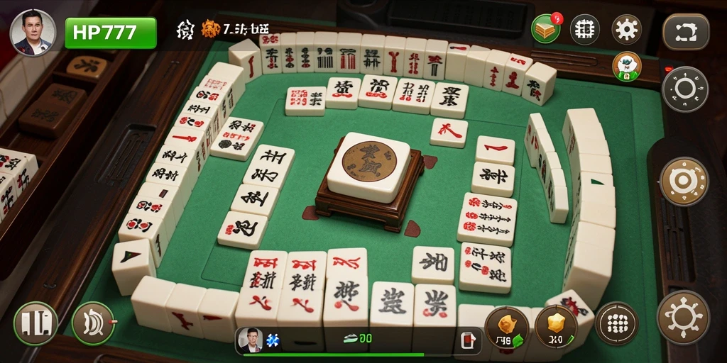 Tampilan gameplay Mahjong yang menarik dan penuh warna.