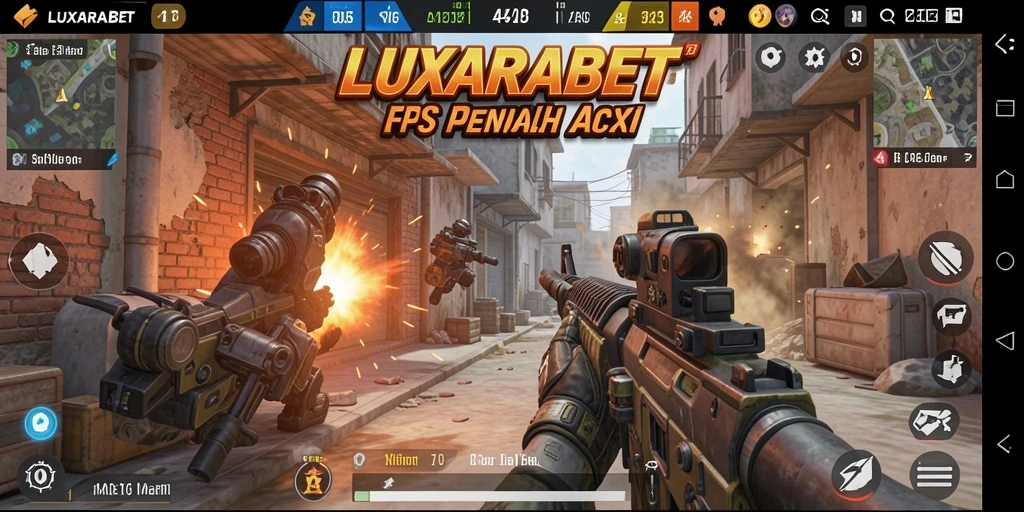 Tampilan seru permainan FPS LUXARABET dengan aksi mendebarkan.