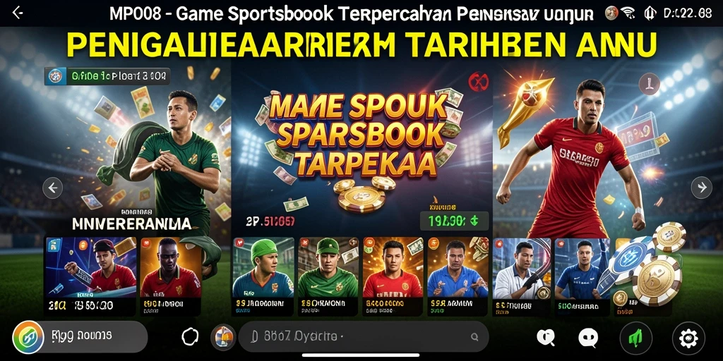 Tampilan permainan Sportsbook MPO08 yang menarik dan interaktif.