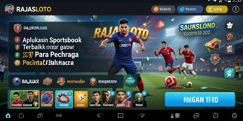 Tampilan gameplay RAJASLOTO yang menarik dan interaktif saat memasang taruhan.