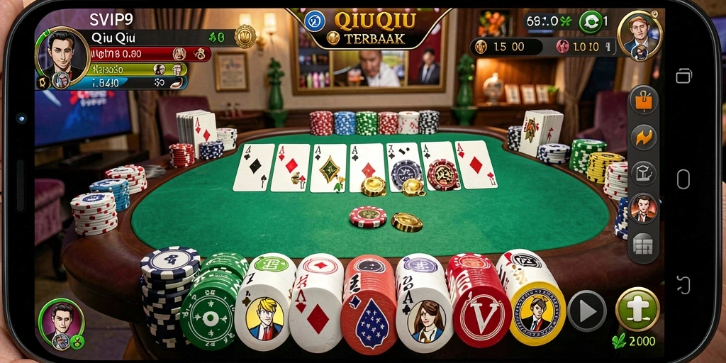 Tampilan gameplay seru dari SVIP9 dengan para pemain bersaing.