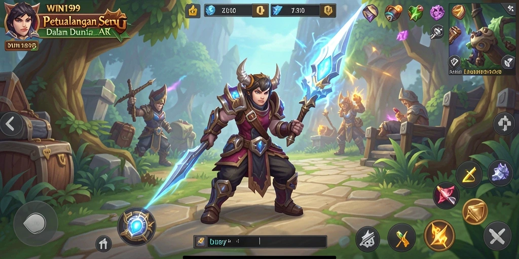 Tangkapan layar gameplay yang menunjukkan aksi seru dalam ARPG.